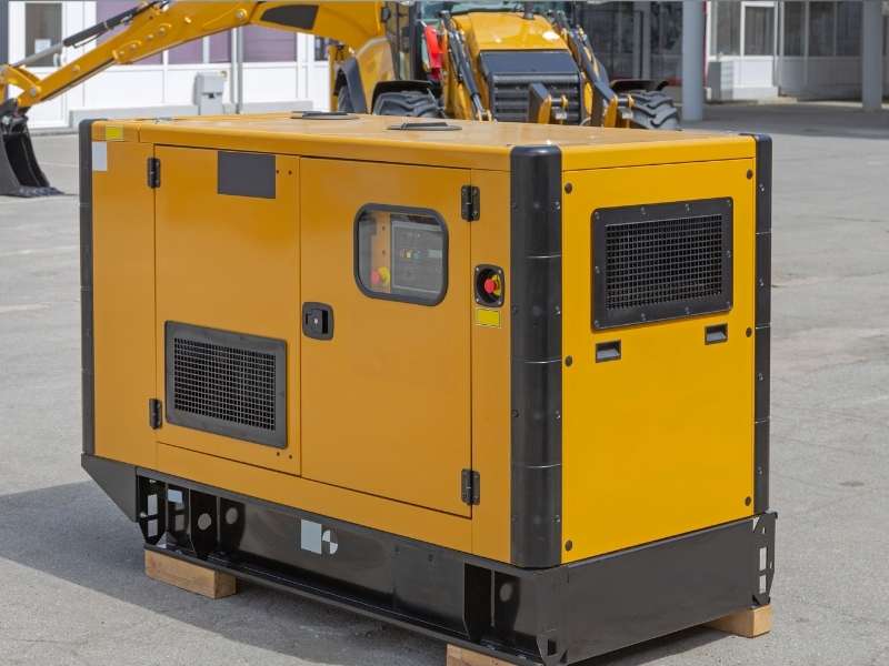 Genset Rumahan Berwarna Kuning